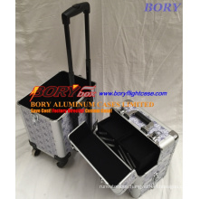 Mutifunction Aluminum Hair Stylist Makeup Train Case